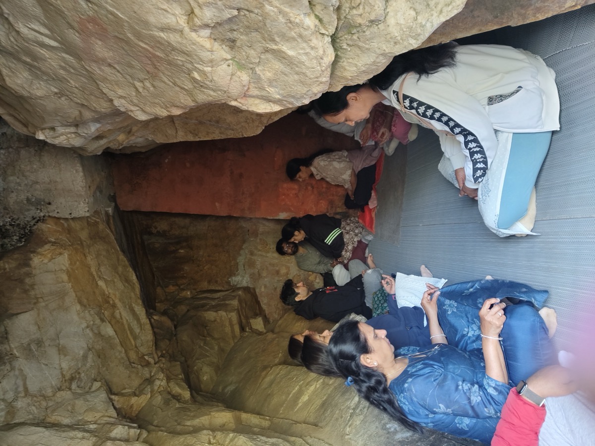 Inside Babaji Cave