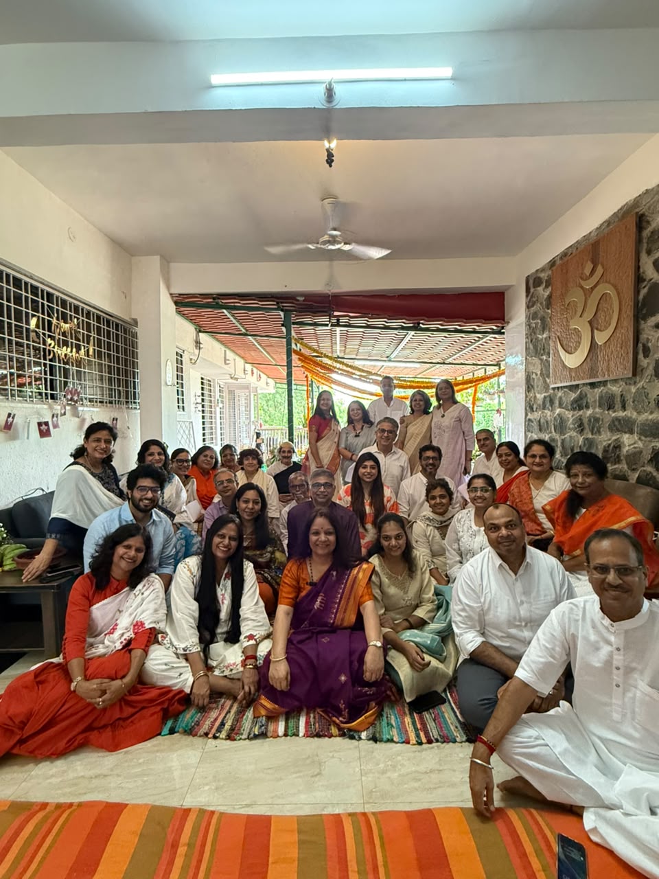 Community gathering at Guru Poornima