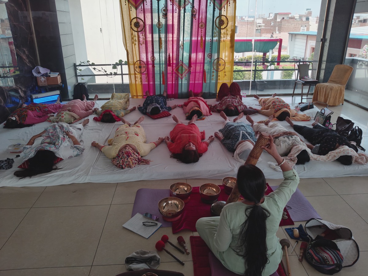 Guided relaxation practice